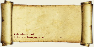 Jakov Jocić vizit kartica